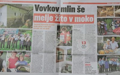 Mlinarska nedelja v Slovenskih novicah